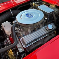 Rød Corvette 1959 motor, Preben Nygaard-kopi.jpg